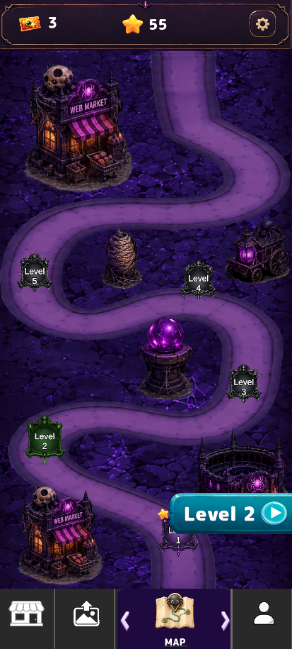 Silky Reveal adventure map